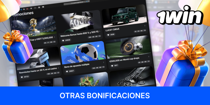 1win tiene promociones con fechas específicas disponibles para cuentas reales