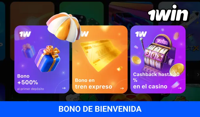 Bono de bienvenida 1win 600% hasta 2.000.000 ARS